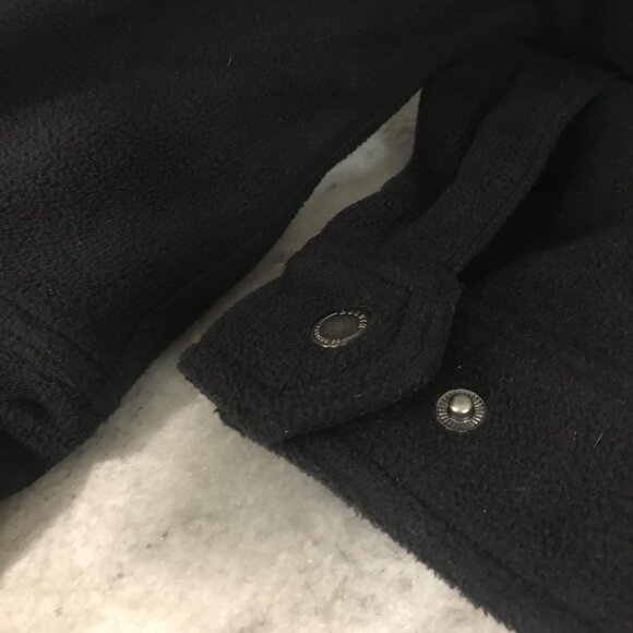 Duluth Shirt Jacket Mens 2XL Black Snap Shacket Heavyweight - Picture 6 of 7